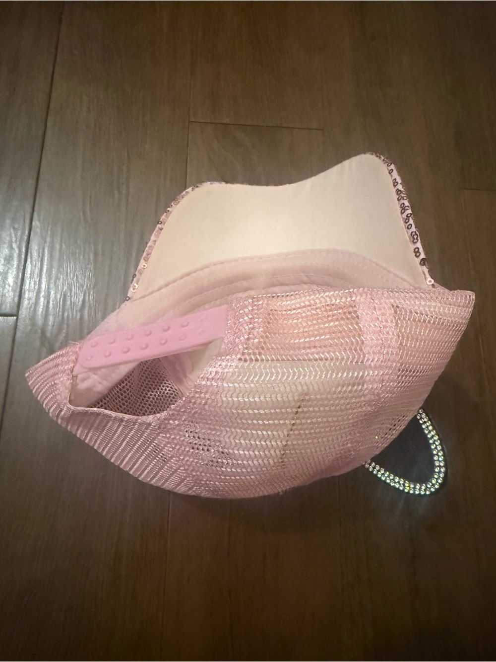 Sequins Mesh Baseball Cap - Picture 3 of 4